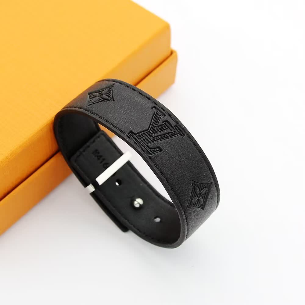 Louis Vuitton Monogram Leather Bracelets